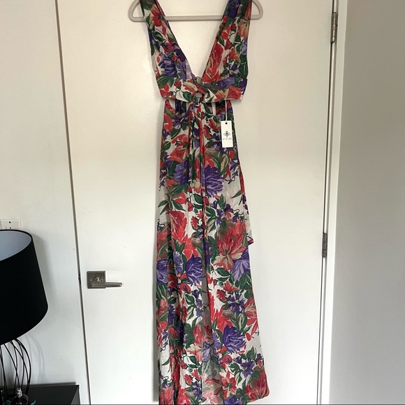 Just Bee Queen Sara floral purple dress size small NEW! New with tags! - Picture 5 of 17